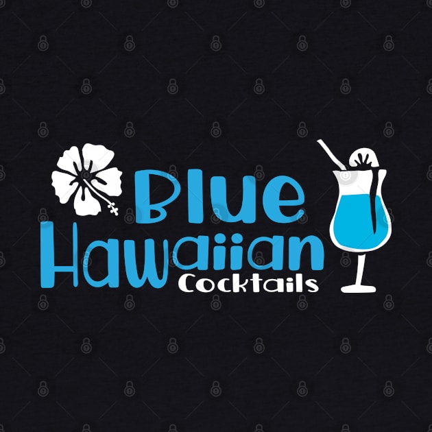 Blue Hawaiian Cocktails Hibiscus by FruitflyPie